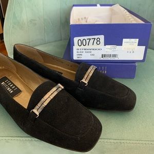 NEW suede leather loafer flats Stuart weitzman
